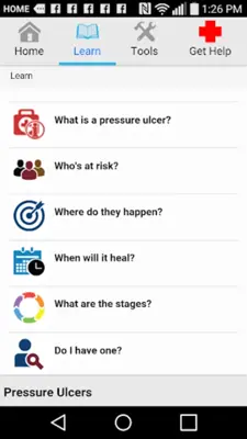 VA PUR-Pressure Ulcer Resource android App screenshot 1